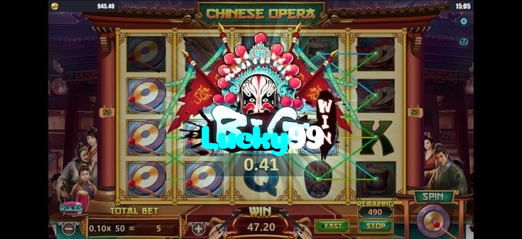 Lucky99 casino presented on mobile device in Pakistan with slots and live games